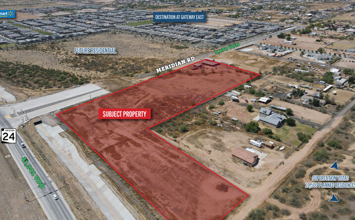 Pictures of Land property located at NEC Meridian Rd & SR 24, Mesa, AZ 85212 for sales - image #1