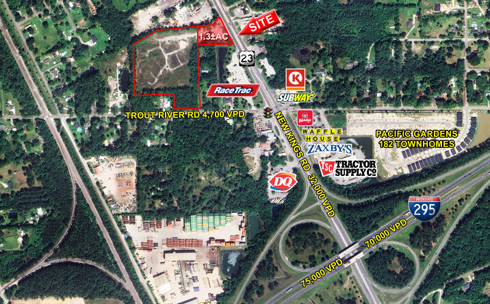 Pictures of Land property located at 6553 Trout River Blvd, Jacksonville, FL 32219 for sales - image #1