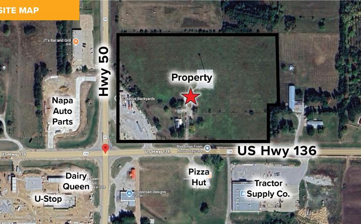 Pictures of Land property located at 62106 US Hwy 136, Tecumseh, NE 68450 for sales - image #1