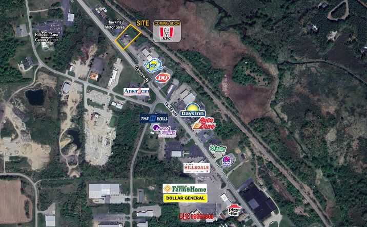 Pictures of Land property located at 3341 W Carleton Rd, Hillsdale, MI 49242 for sales - image #1