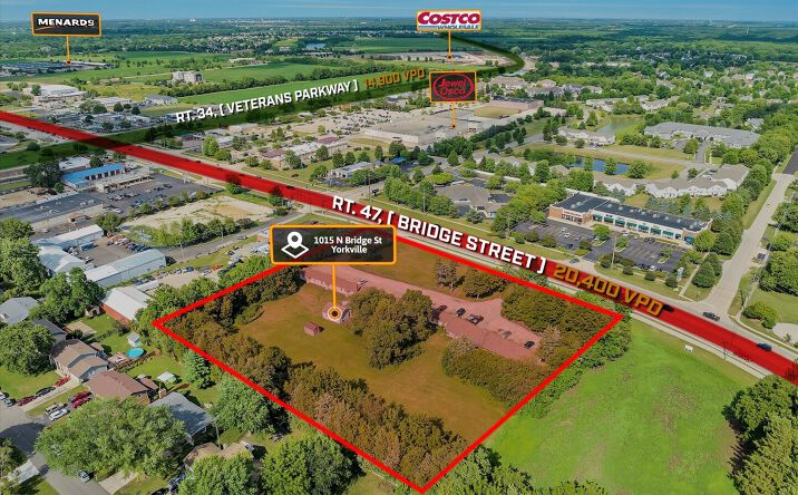 Pictures of Land, Office, Retail, Special Purpose property located at 1015 N Bridge Street, Yorkville, IL 60560 for sales - image #1