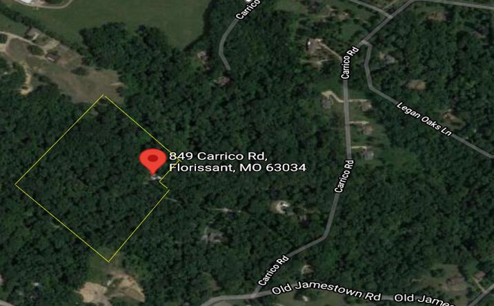 Pictures of Land property located at 849 Carrico Rd, Florissant, MO 63034 for sales - image #1
