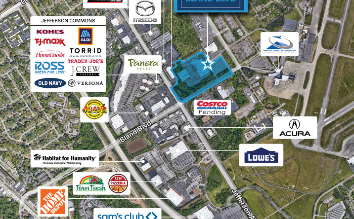 Pictures of Industrial, Land property located at 615 Bland Blvd, Newport News, VA 23602 for sales - image #1