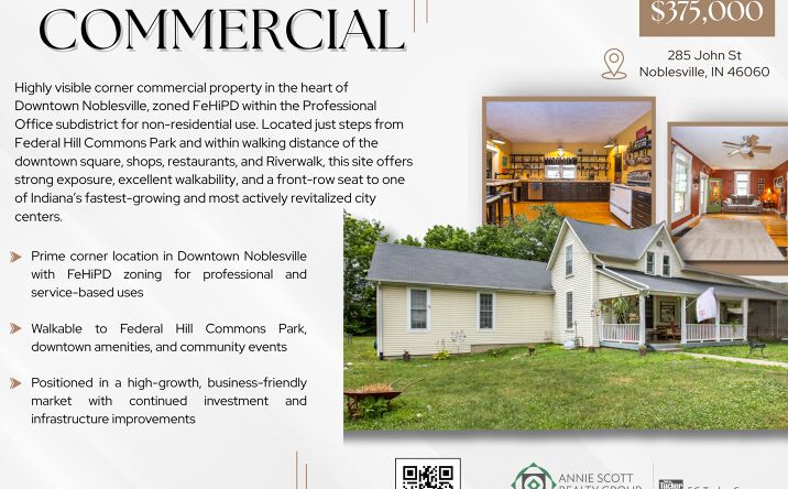 Pictures of Mixed Use property located at 285 John St, Noblesville, IN 46060 for sales - image #1