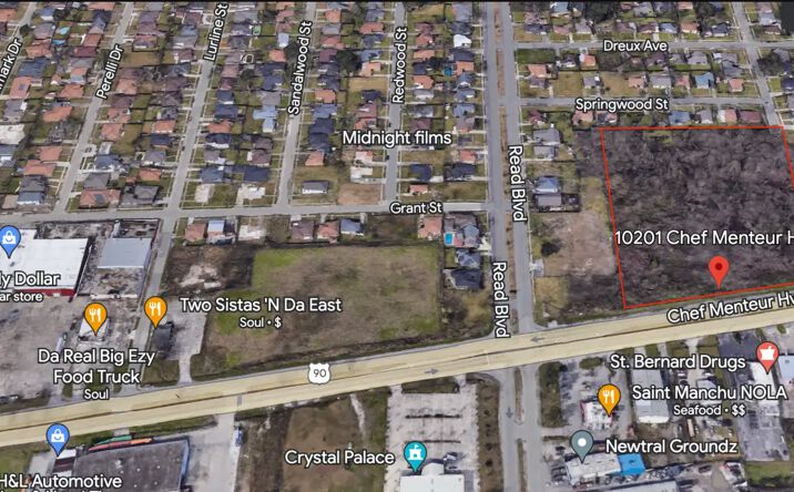 Pictures of Land property located at 10201 Chef Menteur Hwy., New Orleans, LA 70127 for sales - image #1