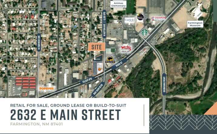 Pictures of Land, Retail property located at 2632 E Main St, Farmington, NM 87401 for sales - image #1