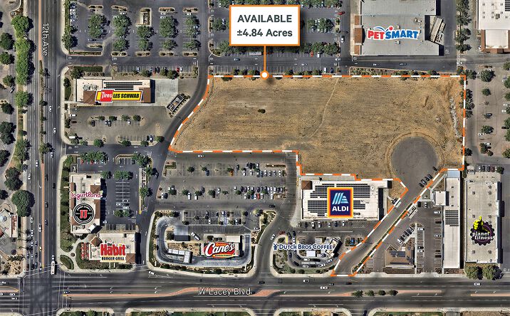 Pictures of Land, Retail property located at 1789 W Lacey Blvd, Hanford, CA 93230 for sales - image #1