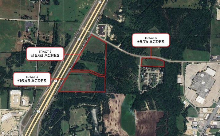 Pictures of Land property located at NE and SE Corners of US Hwy 75 & Fallon Drive, Sherman, TX 75090 for sales - image #1