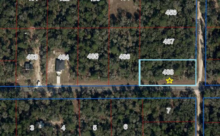 Pictures of Land property located at Lot 488 NE 80th St, Bronson, FL 32621 for sales - image #1