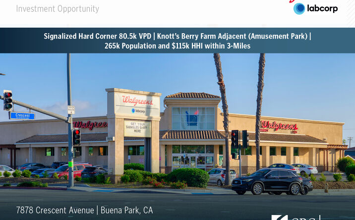 Pictures of Retail property located at 7878 Crescent Avenue, Buena Park, CA 90620 for sales - image #1
