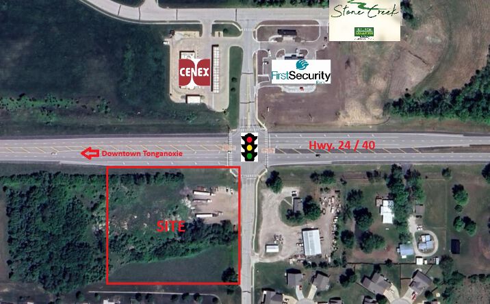 Pictures of Land property located at Hwy. 24 and South Park Drive, Tonganoxie, KS 66086 for sales - image #1