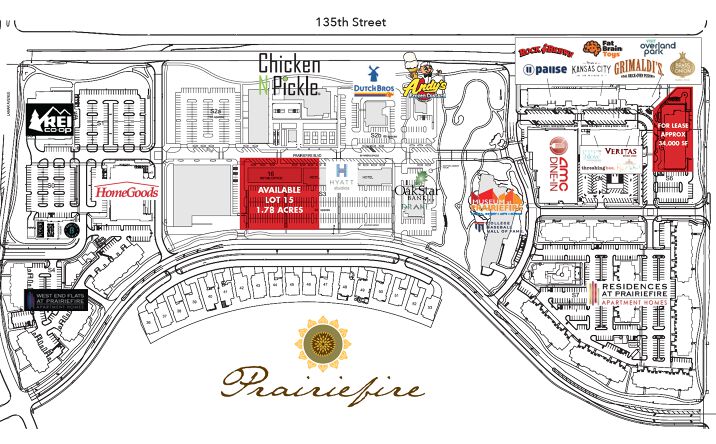 Pictures of Retail, Land property located at 5841 W 135th St, Overland Park, KS 66223 for sales - image #1