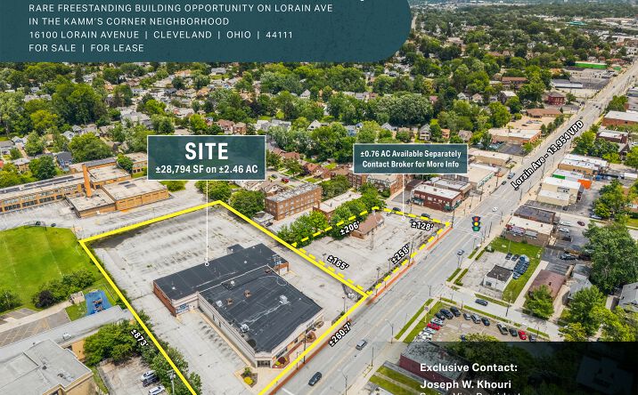 Pictures of Retail property located at 16100 Lorain Ave, Cleveland, OH 44111 for sales - image #1