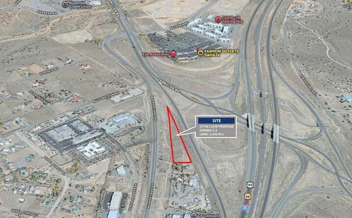 Pictures of Land property located at 27746 I-25 W Frontage Rd, Santa Fe, NM 87507 for sales - image #1