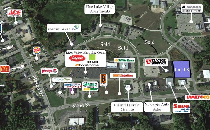 Pictures of Land property located at 13 W Pine Lake Dr, Newaygo, MI 49337 for sales - image #1