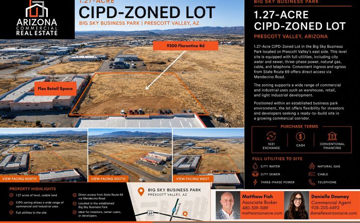 Pictures of Land property located at Florentine Rd, Prescott Valley, AZ 86314 for sales - image #1