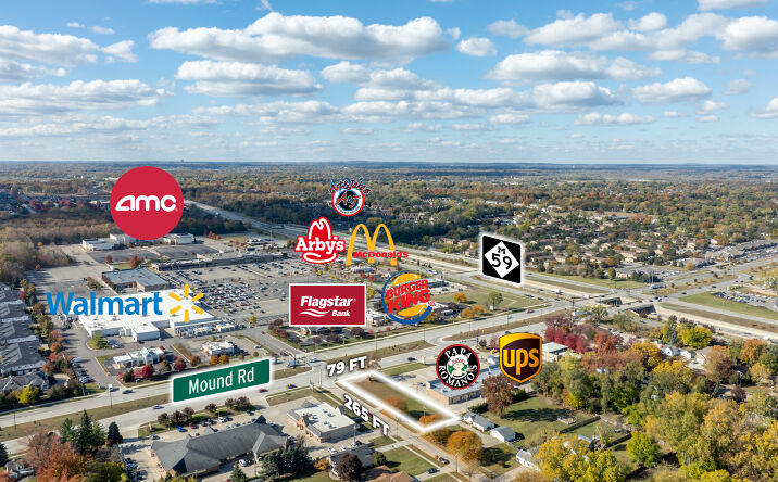 Pictures of Land property located at 44616 Mound Rd, Sterling Heights, MI 48314 for sales - image #1