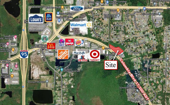 Pictures of Land property located at 2960 Columbia Blvd, Titusville, FL 32780 for sales - image #1
