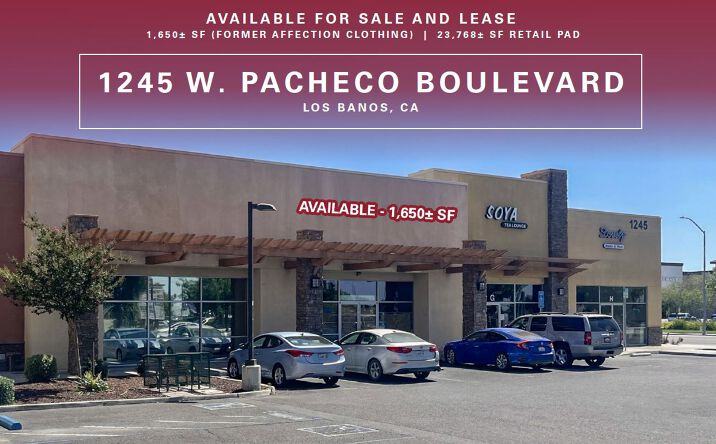 Pictures of Office, Retail property located at 1245 W Pacheco Blvd, Los Banos, CA 93635 for sales - image #1