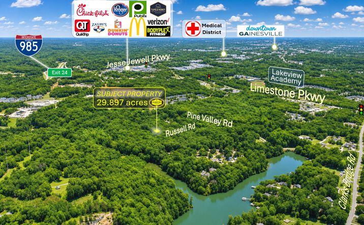 Pictures of Land property located at 1291 Russell Rd, Gainesville, GA 30501 for sales - image #1