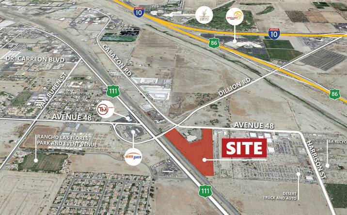 Pictures of Land property located at Dillon Rd & Highway 111, Coachella, CA 92236 for sales - image #1