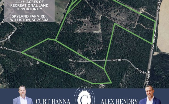Pictures of Land property located at Skyland Farm RD, Williston, SC 29853 for sales - image #1