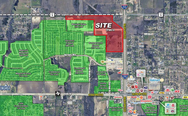 Pictures of Multifamily, Mixed Use, Land property located at SWC I-35E & Loop 9, Red Oak, TX 75154 for sales - image #1