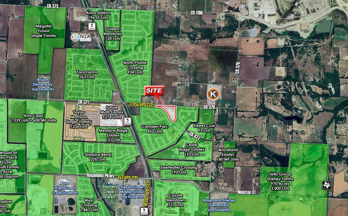 Pictures of Retail, Office, Land property located at SWC of CR-376 & CR-427, Anna, TX 75409 for sales - image #1