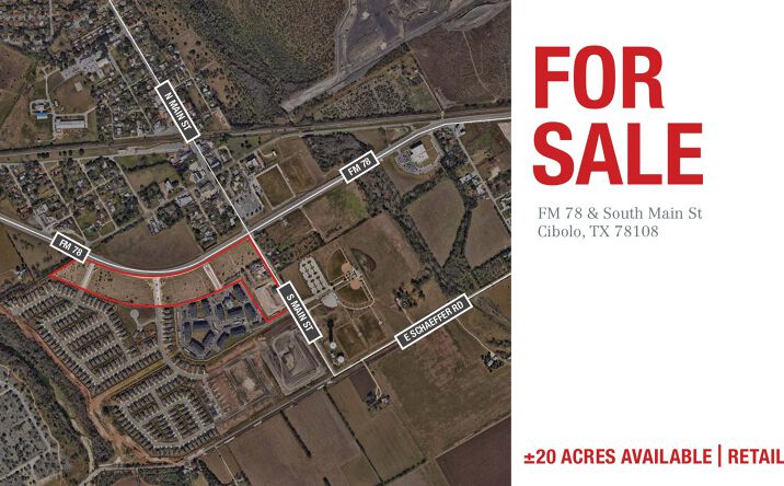 Pictures of Land property located at S Main St, Cibolo, TX 78108 for sales - image #1
