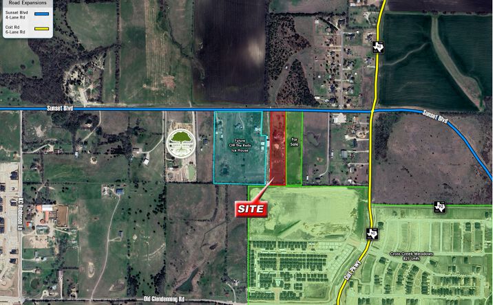 Pictures of Land property located at 1541 E Sunset Blvd, Celina, TX 75009 for sales - image #1