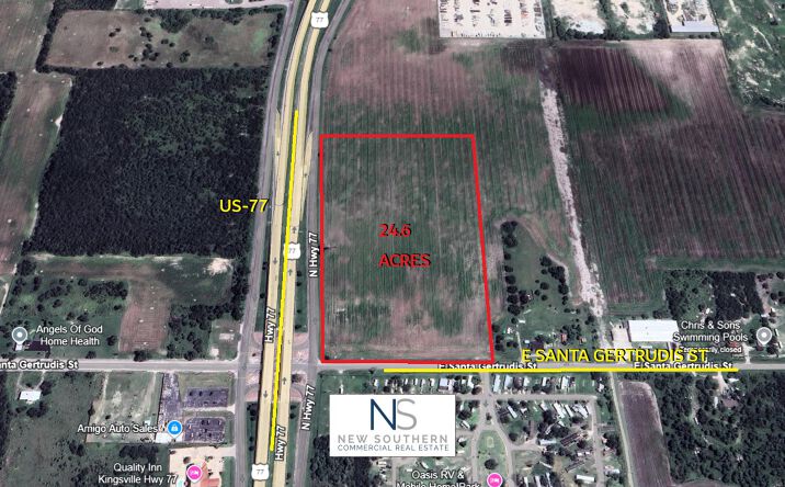 Pictures of Land property located at 700 N Hwy 77, Kingsville, TX 78363 for sales - image #1