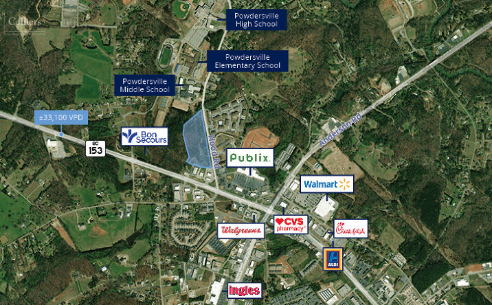 Pictures of Land property located at 111 Hood Rd, Powdersville, SC 29611 for sales - image #1