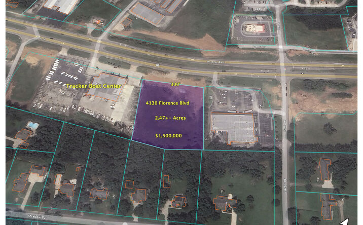 Pictures of Land property located at 4130 Florence Blvd, Florence, AL 35634 for sales - image #1