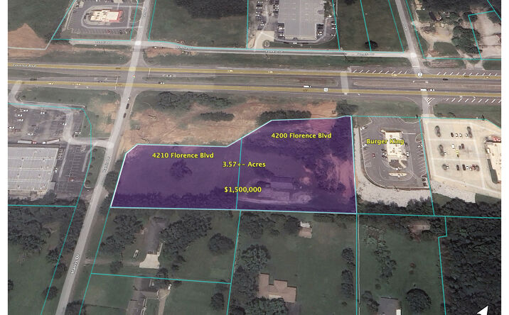 Pictures of Land property located at 4210 Florence Blvd, Florence, AL 35634 for sales - image #1