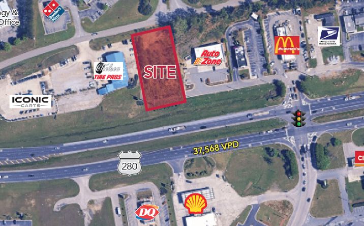 Pictures of Land property located at 16818 Hwy 280, Chelsea, AL 35043 for sales - image #1