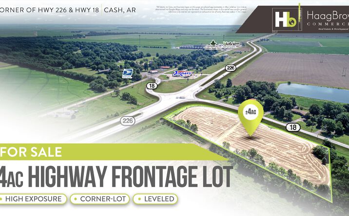 Pictures of Land property located at 4700 AR-18, Cash, AR 72421 for sales - image #1