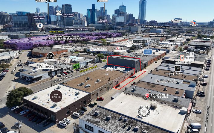 Pictures of Mixed Use, Multifamily, Office, Retail property located at 1303 Dragon St, Dallas, TX 75207 for sales - image #1