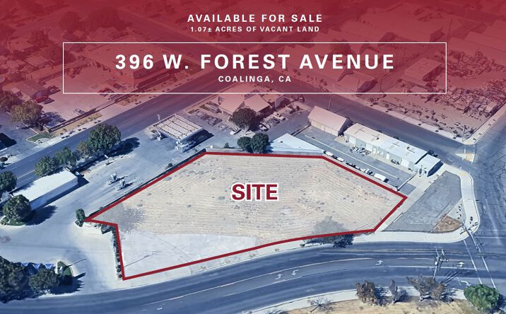 Pictures of Land property located at 396 W Forest Ave, Coalinga, CA 93210 for sales - image #1