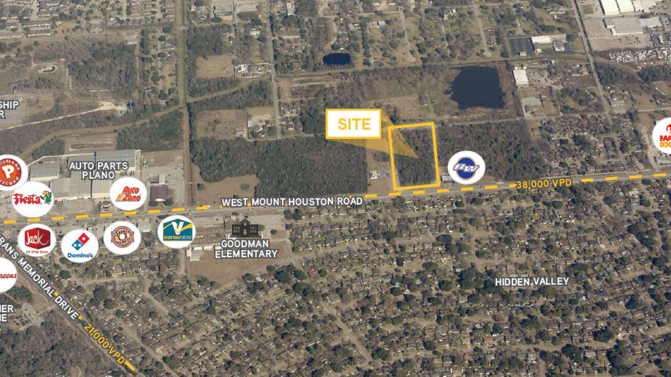 Pictures of Land property located at 1010 West Mount Houston Road