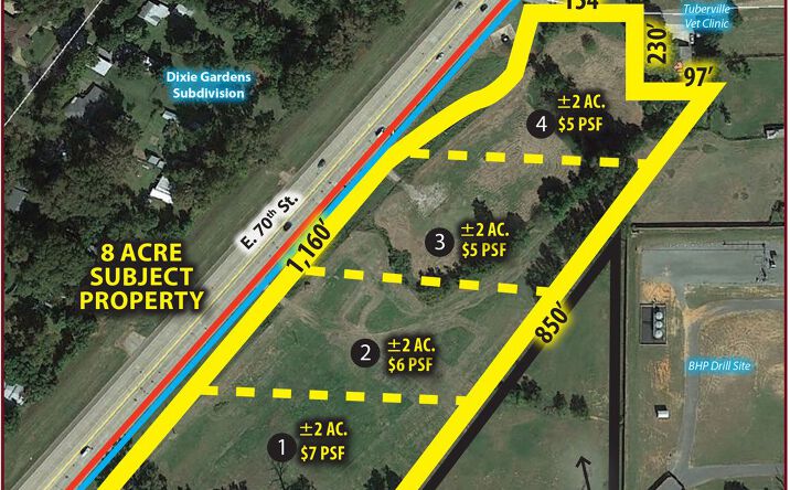 Pictures of Land property located at 2700 Block E. 70Th St. @ Dixie Meadows Rd, Shreveport, LA 71105 for sales - image #1