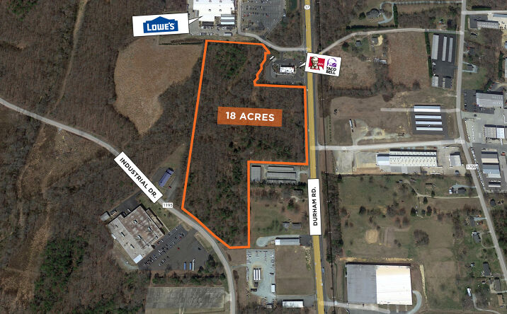 Pictures of Land property located at Durham Road and Industrial Drive, Roxboro, NC 27573 for sales - image #1