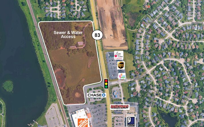 Pictures of Land property located at 36220 N. IL Route 83, Round Lake Beach, IL 60046 for sales - image #1