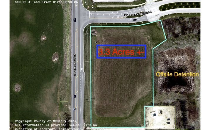 Pictures of Land, Retail property located at 000 SE Route 31 & River Birch Boulevard SE, Crystal Lake, IL 60014 for sales - image #1