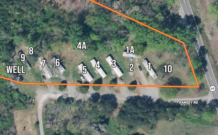 Pictures of Mobile Home Park, Multifamily property located at 112-136 Ramsey Road, Gretna, VA 24557 for sales - image #1