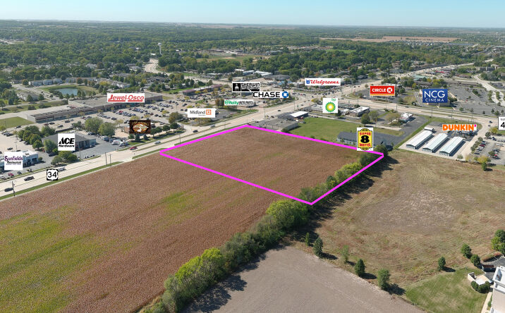 Pictures of Land property located at 4.428 Acres Rte 34 Highway, Yorkville, IL 60560 for sales - image #1