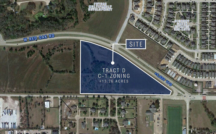 Pictures of Land property located at W Red Oak Rd & Daubitz Dr, Red Oak, TX 75154 for sales - image #1