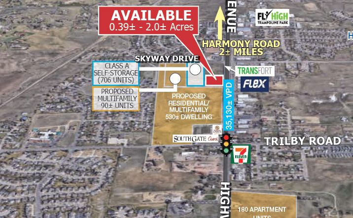 Pictures of Land property located at Southwest Corner Of Skyway Drive & College Avenue, Fort Collins, CO 80525 for sales - image #1