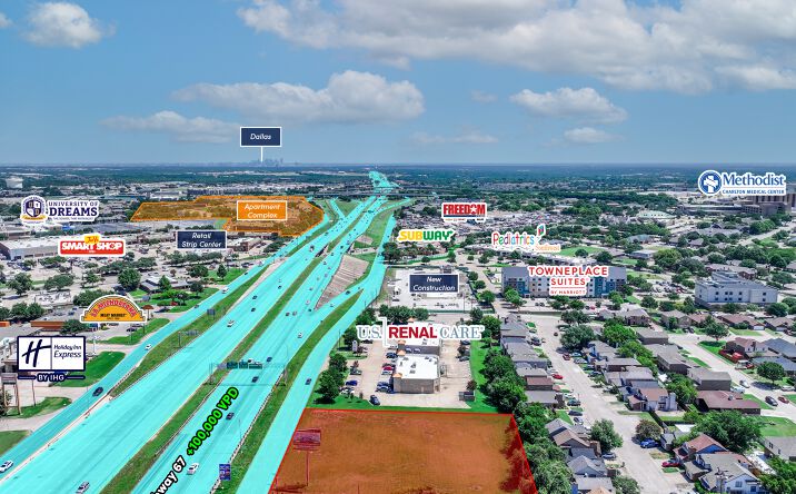 Pictures of Land property located at 1026 E Hwy 67, Duncanville, TX 75137 for sales - image #1