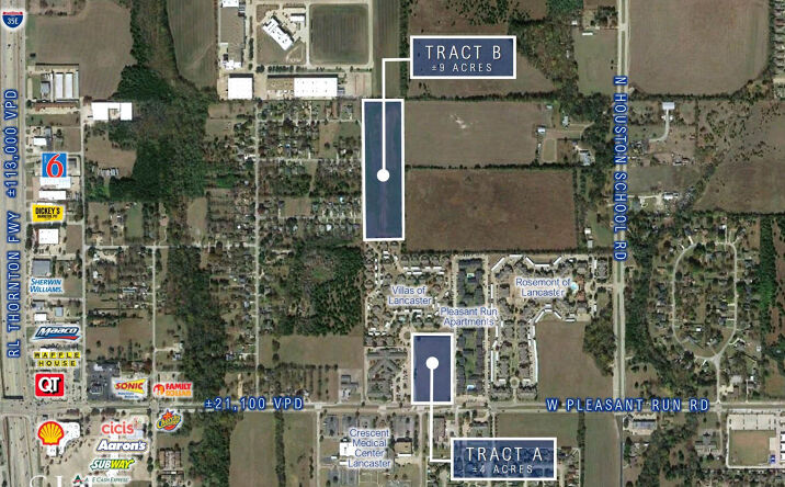 Pictures of Land property located at 2527-2531 W Pleasant Run Rd, Lancaster, TX 75146 for sales - image #1
