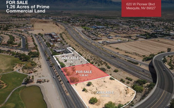 Pictures of Land, Mixed Use, Office, Retail property located at 620 S. Pioneer Blvd., Mesquite, NV 89027 for sales - image #1